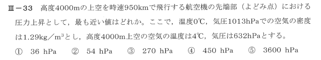 令和2年度技術士一次試験機械部門3-33