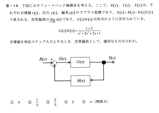 令和3年度技術士一次試験機械部門3-14