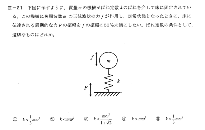 技術士第一次試験－令和3年度機械部門Ⅲ-21解答例 | 技術士のたまご